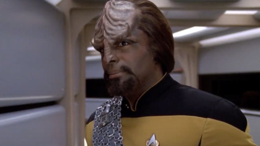 Michael Dorn as Worf in Star Trek: The Next Generation