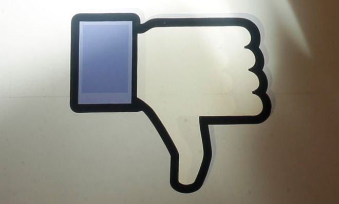 Facebook dislike