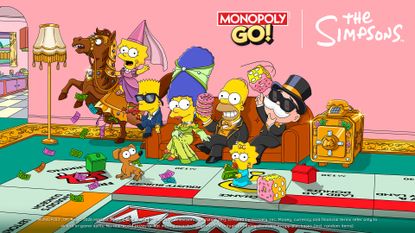 Monopoly Go dice links during The Simpsons season