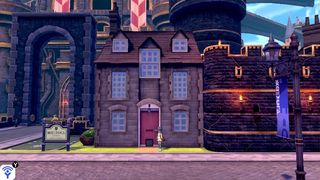 A building in Hammerlocke in Pokémon Sword and Shield