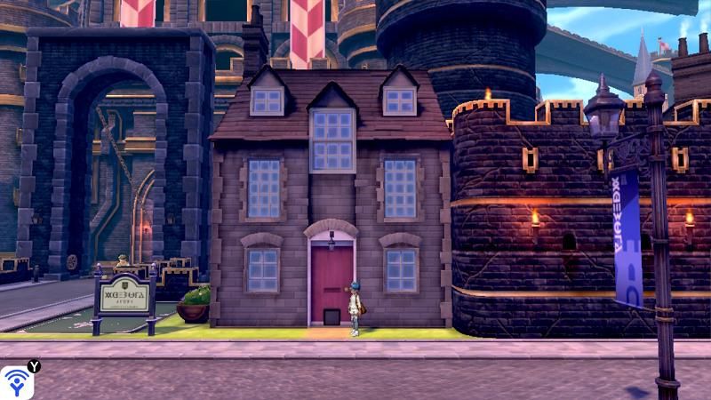 A building in Hammerlocke in Pokémon Sword and Shield