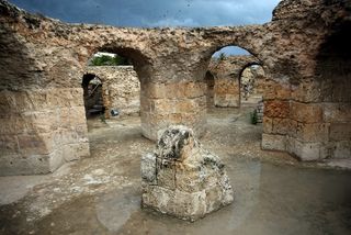 Carthage baths in Tunisia