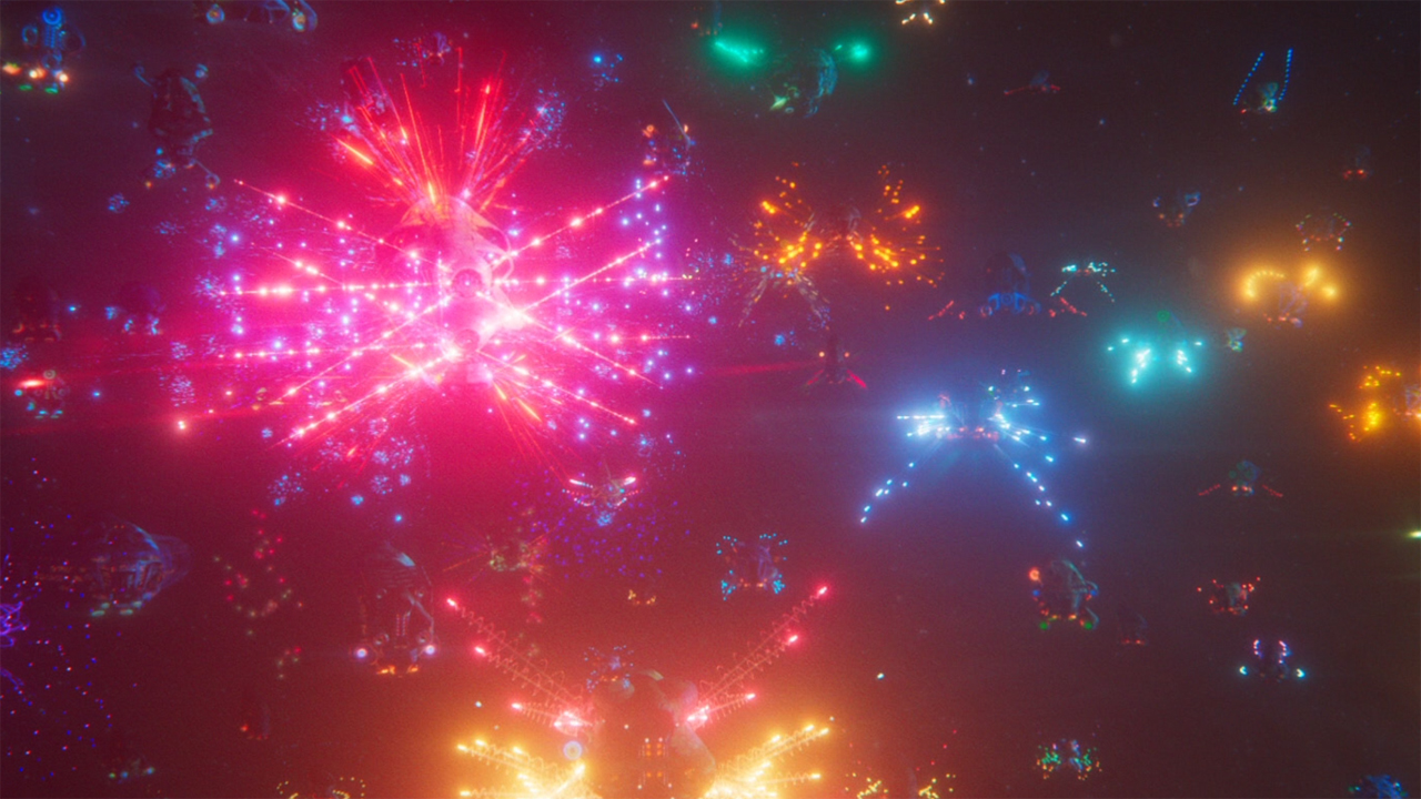 Fireworks in Guardians of the Galaxy Vol. 2