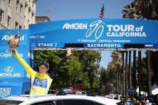 2018 Tour of California Women's Race winner Katie Hall