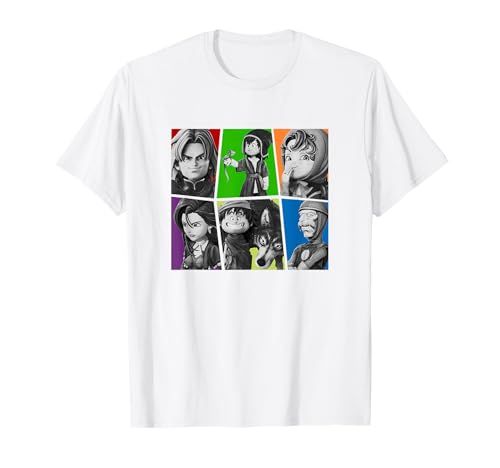 Dragon Quest VII Reimagined Character Blocks T-Shirt