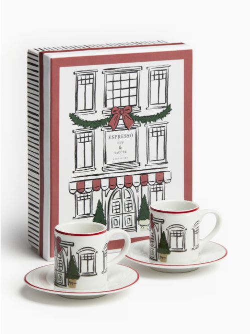 Gift-boxed 2-pack Espresso Cups & Saucers