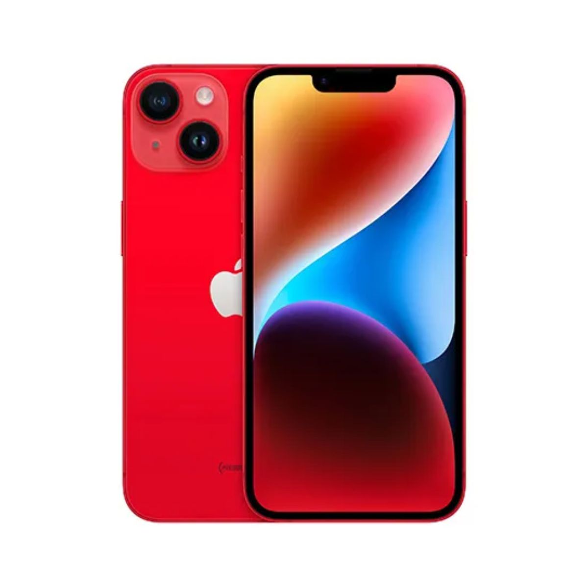 The iPhone 14 in red