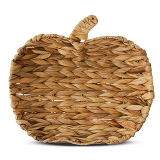 Pumpkin Wicker Tray