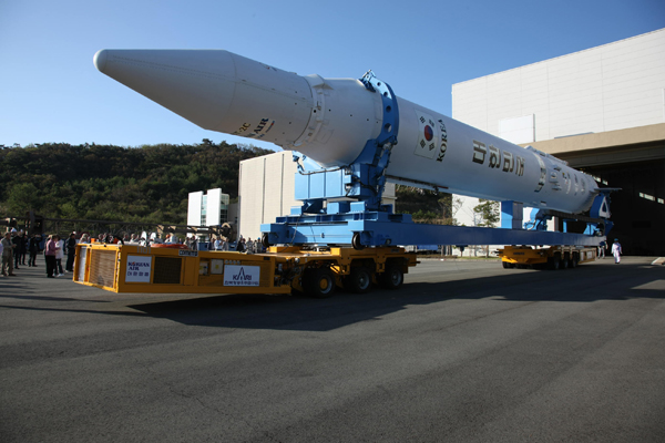 South Korea Rocket Rollout