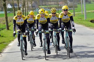 Gallery: Teams pre-ride Tour of Flanders route