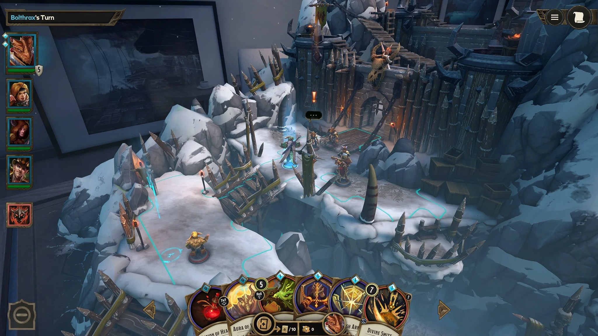 Official gameplay screenshots from the non-VR version of Demeo x Dungeons & Dragons: Battlemarked