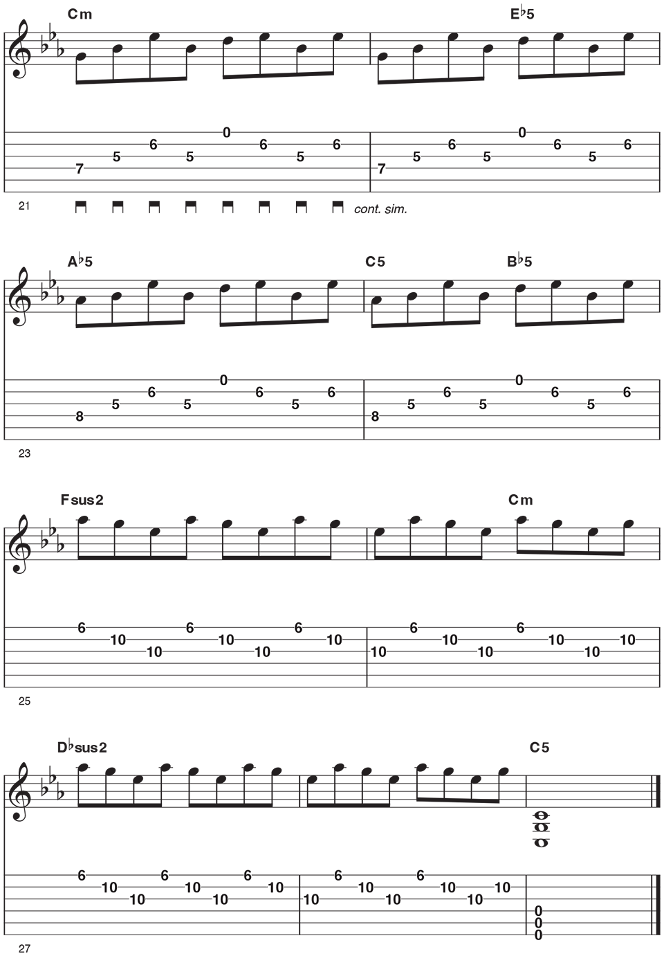 Drop C Example