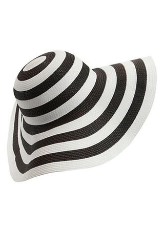 New Look striped floppy hat, £5