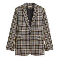 Single-breasted Check Blazer, £34.99 | H&amp;M