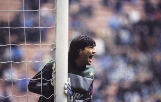 Walter Zenga in action for Inter in 1987.