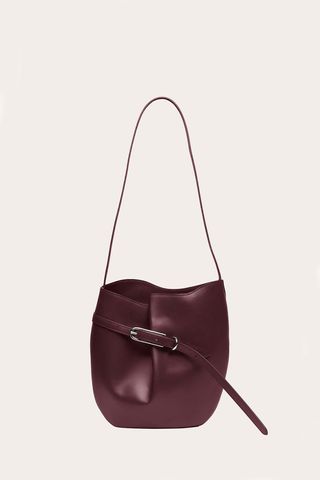 Belted Bucket Bag Amarone