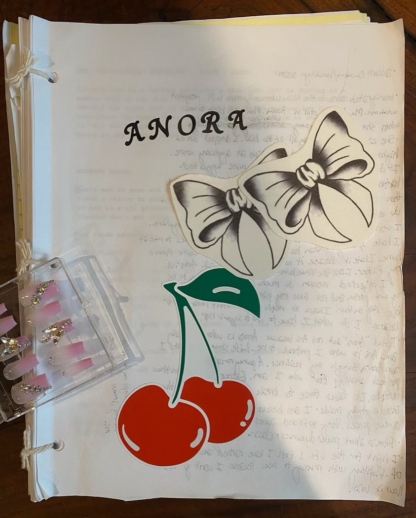 Mikey Madison’s script for Anora