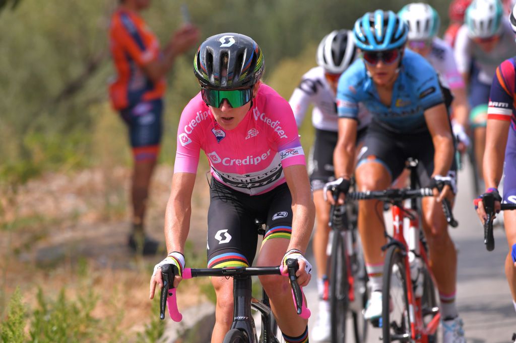Annemiek van Vleuten during stage 6 at the Giro Rosa