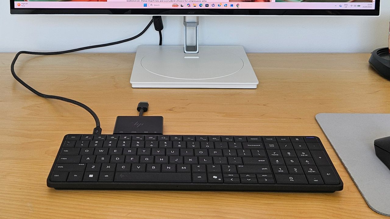 The HP EliteBoard G1a is an elegant and innovative device th