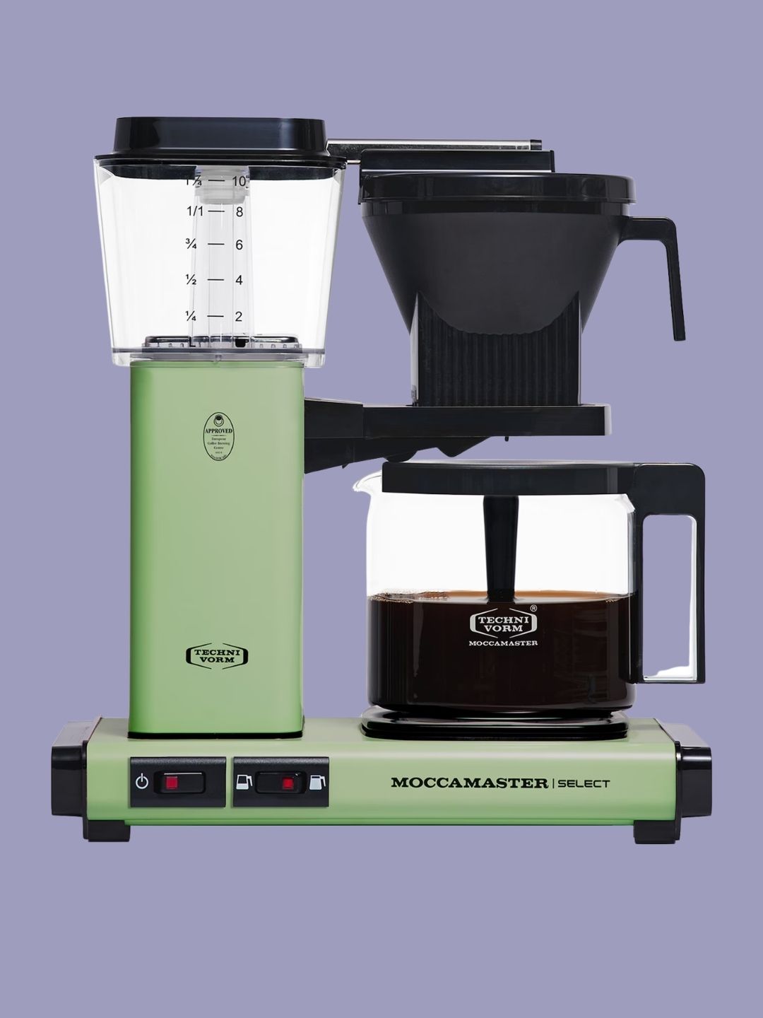 Moccamaster, Kbg Select Filter Coffee Machine in Pastel Green
