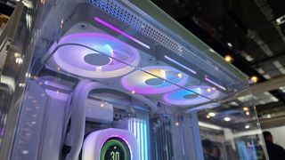 The Corsair Air 5400 case showcased at Computex 2025