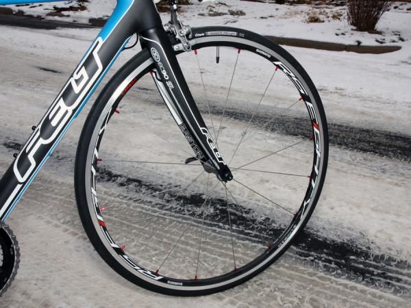 We would have preferred to see one of Shimano's tubeless options here but we still expect the carbon-and-aluminum RS 80 wheels to deliver a fantastic ride.