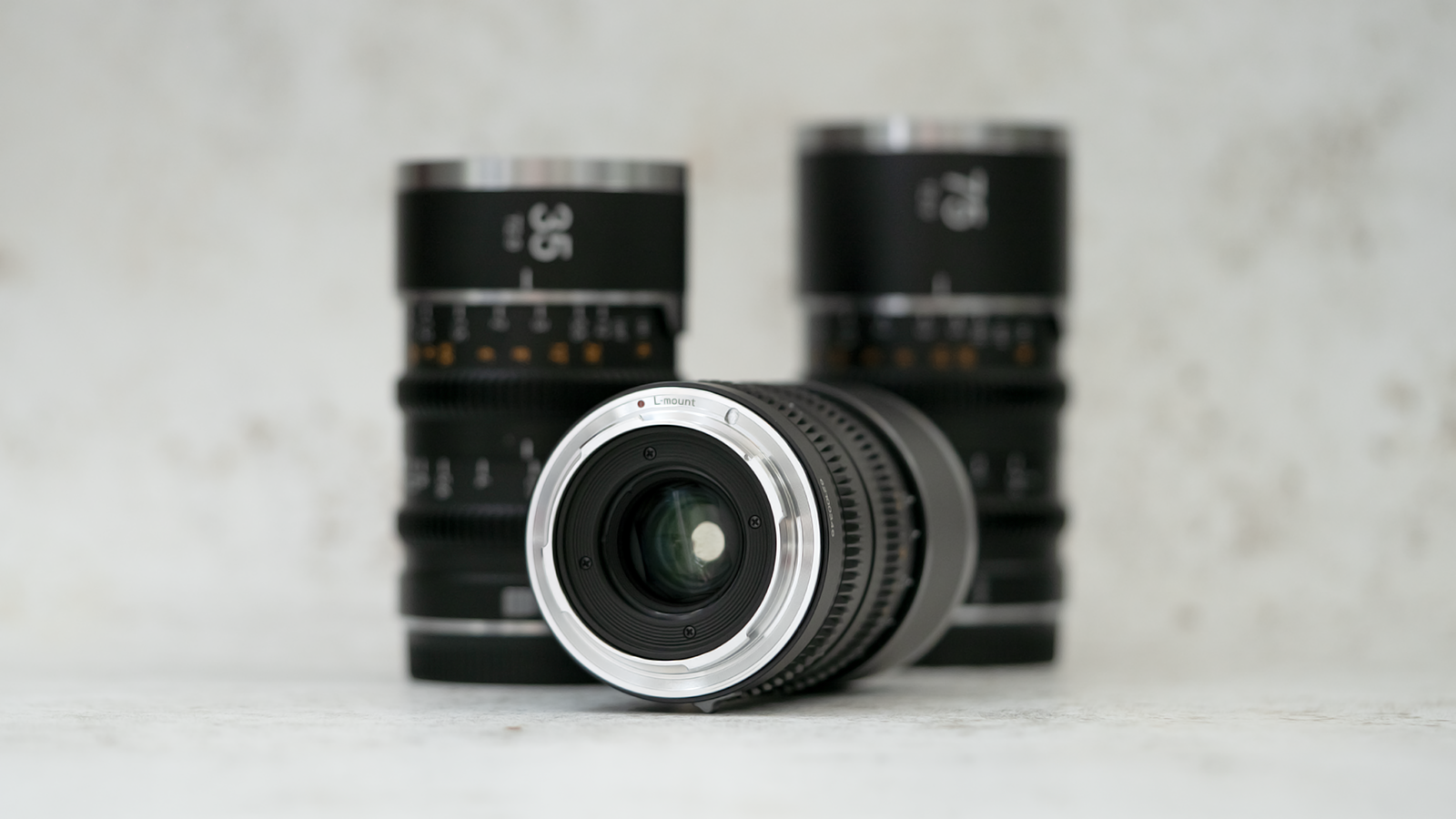 Sirui Saturn V2 35mm, 50mm and 75mm T2.9 lenses