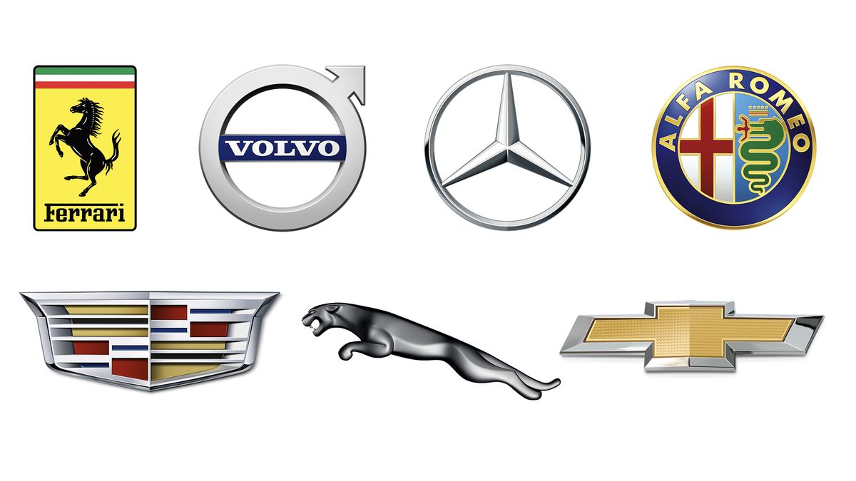 rare car logos and names