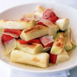 Roasted leeks and red peppers-roasted vegetable recipes-new recipes-recipe ideas-woman and home