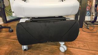 The Secretlab Ergonomic Recliner Add-On tucked underneath the Titan Evo gaming chair