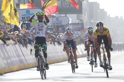 Biniam Girmay wins the 2022 Gent-Wevelgem