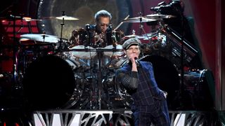 [L-R] Alex Van Halen and David Lee Roth