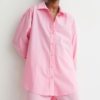 best shirts for women include this pink poplin shirt
