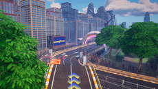 The brand new Chicago Street Course map in Rocket Racing.