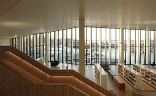 Stormen Konserthus in Bodø, Norway features impressive glazing with views out to the country's nordic landscapes