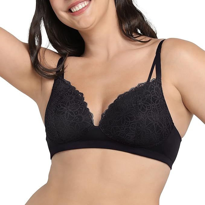 Maidenform, Pure Comfort Soft Support Wireless, Lace Bralette