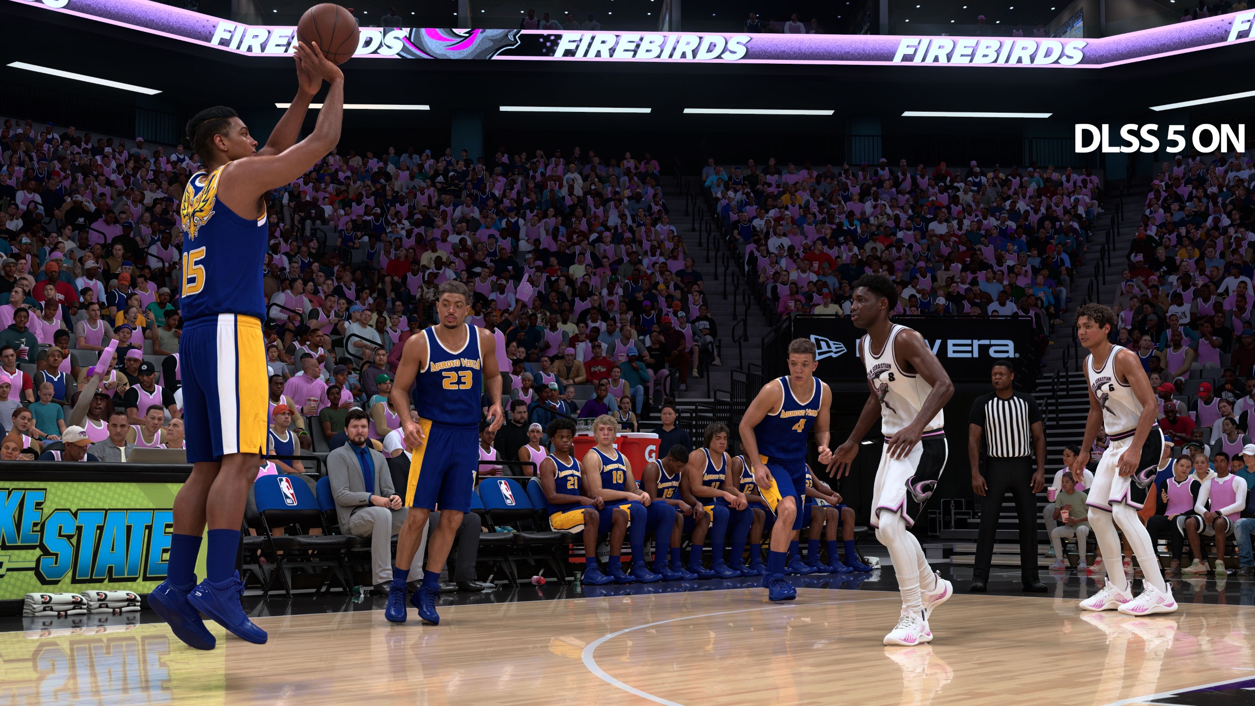 NBA 2K27 DLSS 5 comparisons
