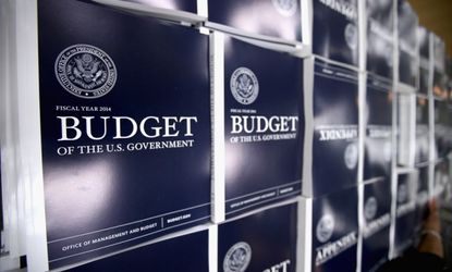Copies of President Obama's proposed 2014 federal budget.