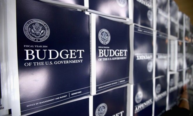 Copies of President Obama&amp;#039;s proposed 2014 federal budget.