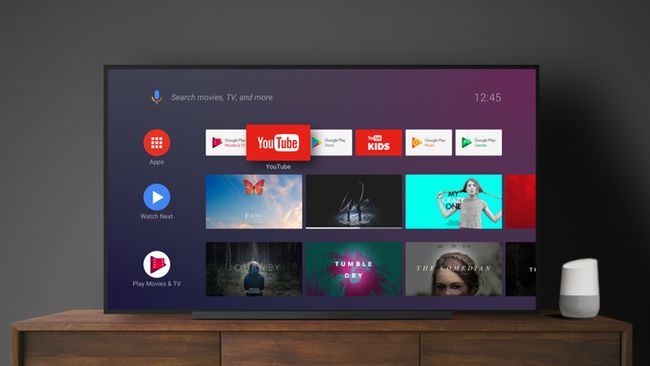 The YouTube app on Android TV