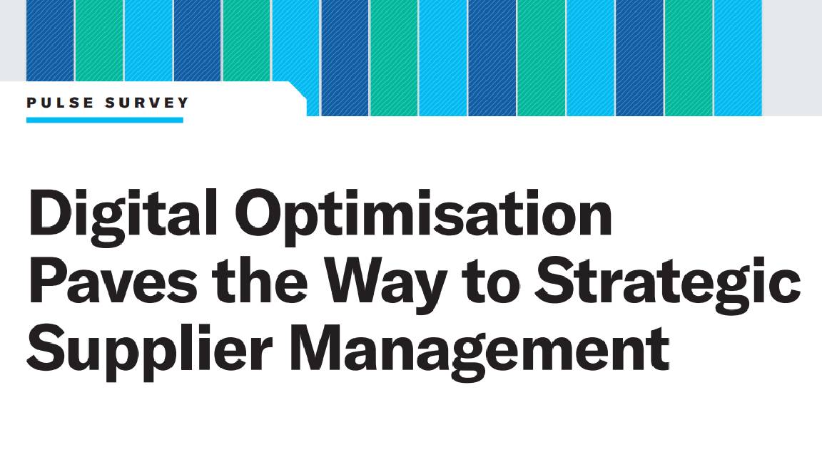 Digital optimisation paves the way to strategic supplier management