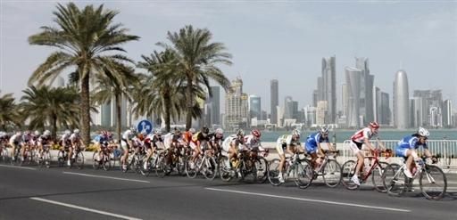 The women contest the final stage in Doha.