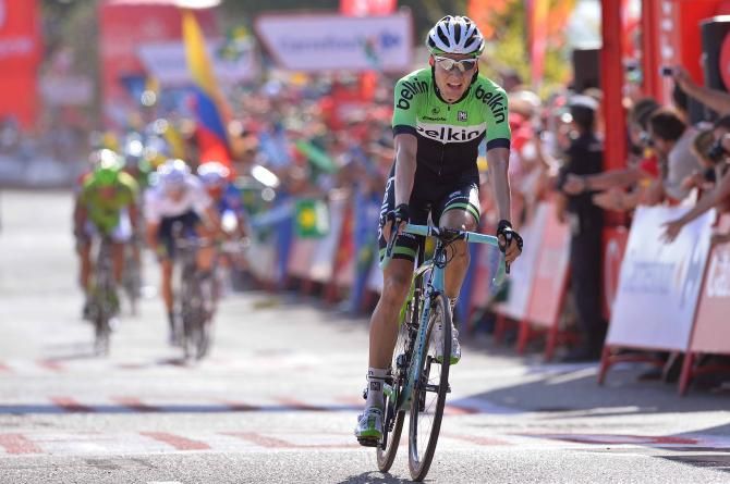 Wilco Kelderman (Belkin) was third on the stage