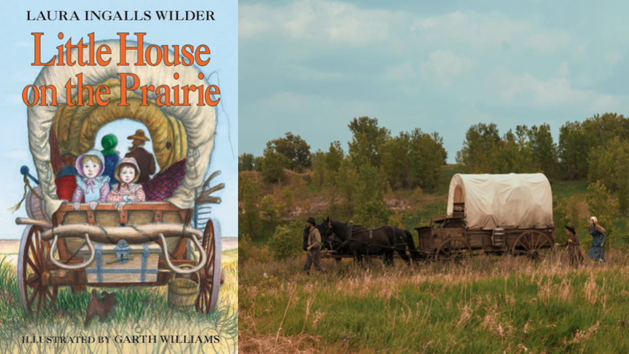 Little House on the Prairie book and Netflix Tv show