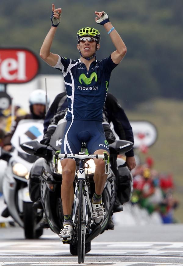 Rui Costa scored for Movistar on stage 8