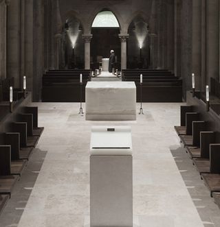 The remodelled Basilica at Benedictine Pannonhalma Archabbe