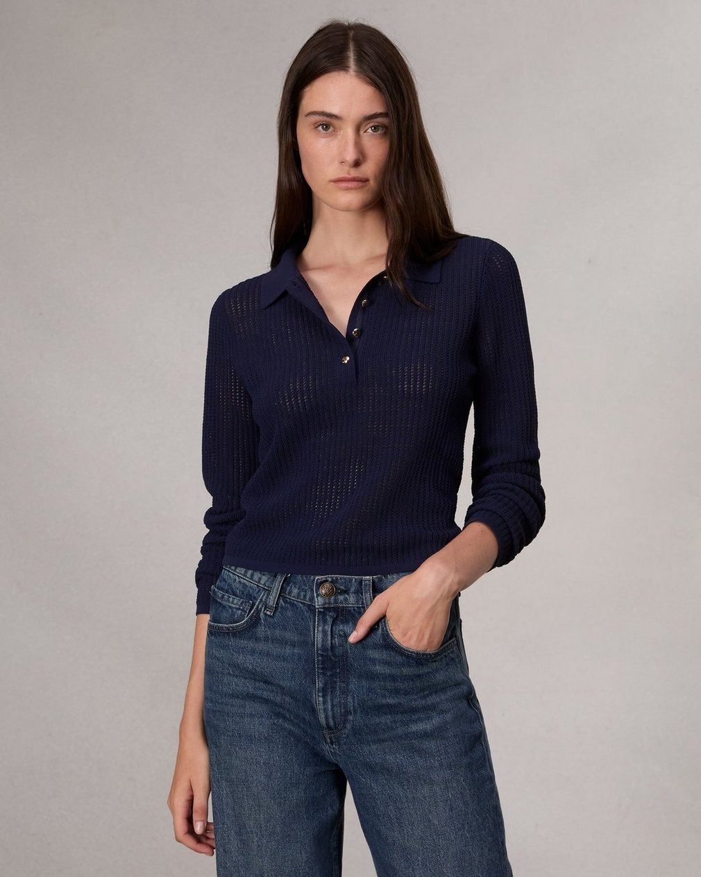 rag &amp; bone, Viola Polo Sweater