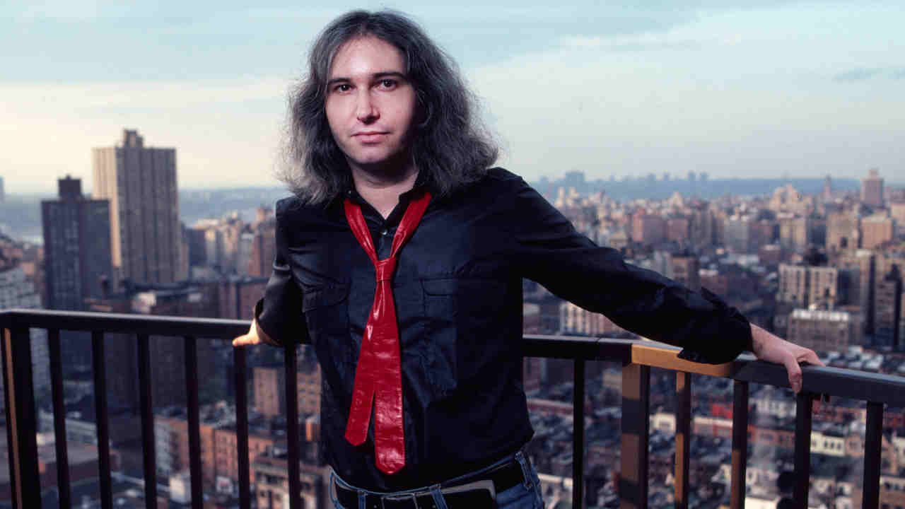Jim Steinman posing for a photograph in 1981