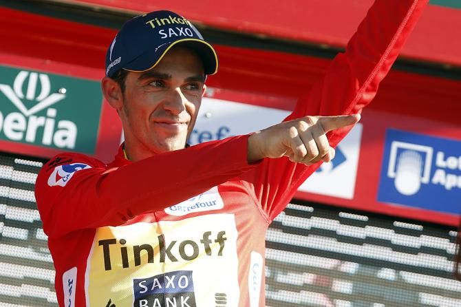 Alberto Contador (Tinkoff-Saxo) took over the lead in the Vuelta a Espa&ntilde;a on stage 10