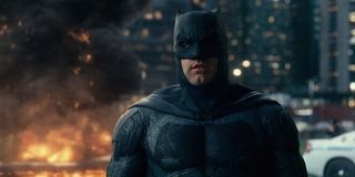 Ben Affleck in Batman suit in Justice League